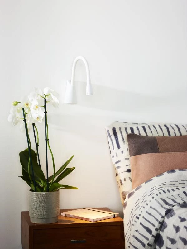 Lucide GALEN-LED - Bedside lamp / Wall light - LED - 1x3W 3000K - White - atmosphere 1